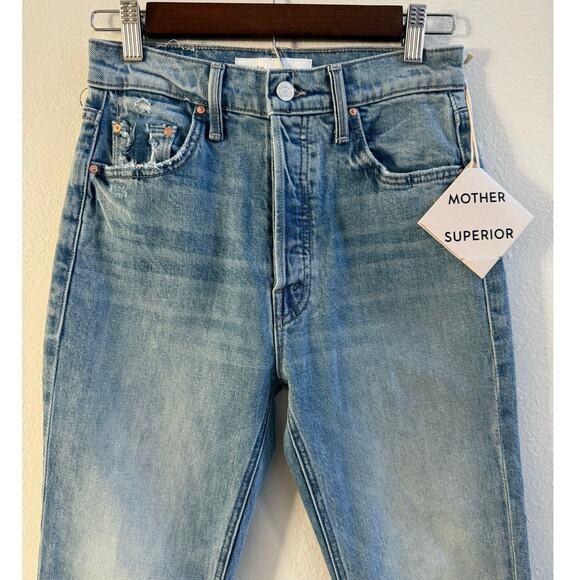 Mother Superior NWT The Tripper Flood Fray Left In The Dust Medium Wash size 26 - Picture 9 of 16